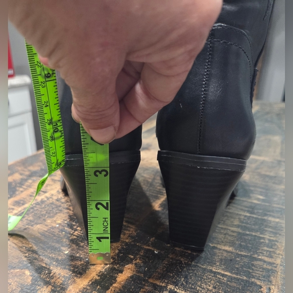 Arizona Black Tall Women's Cowboy Boots - Picture 5 of 10